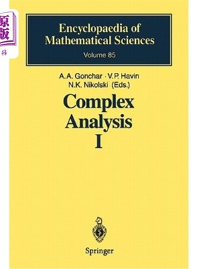 海外直订Complex Analysis I: Entire and Meromorphic Functions Polyanalytic Functions and  复分析Ⅰ：整函数和亚纯函数