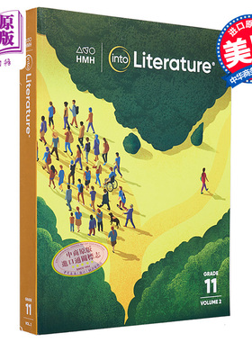 现货 美国英语文学学生书11年级下册 Into Literature Student Edition Softcover Volume 2 Grade 11 英文原版进口【中商原版】