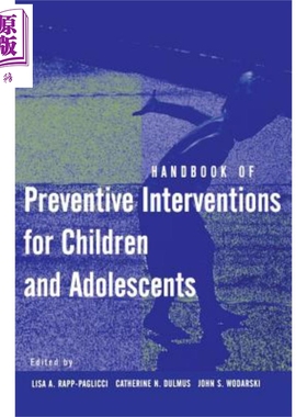 现货 儿童与青少年预防性干预手册 综合发育方法 Handbook Of Preventive Interv【中商原版】