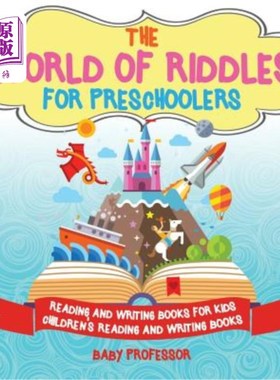 海外直订The World of Riddles for Preschoolers - Reading and Writing Books for Kids Child 儿童阅读和写作的书籍