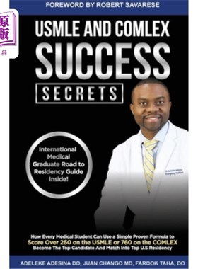 海外直订USMLE and Comlex Success Secrets USMLE和复杂的成功秘诀