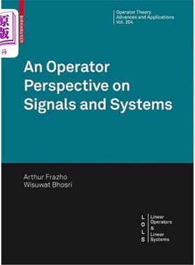 海外直订An Operator Perspective on Signals and Systems 操作员对信号和系统的看法