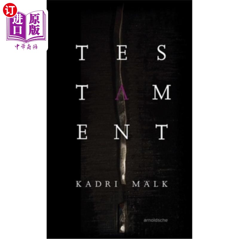 海外直订Kadri M?lk: Testament Kadri M ?路:证明