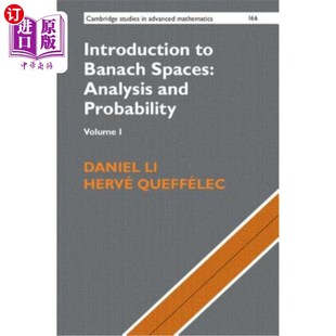 Spaces Analysis Banach空间导论：分析与概率：第一卷 Volume Banach Probability 海外直订Introduction and