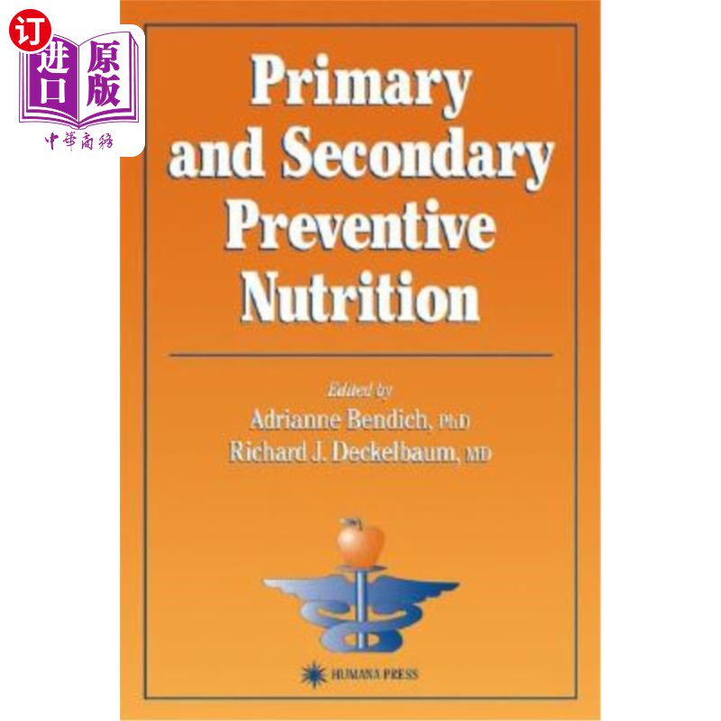 海外直订医药图书Primary and Secondary Preventive Nutrition 一级和二级预防性营养