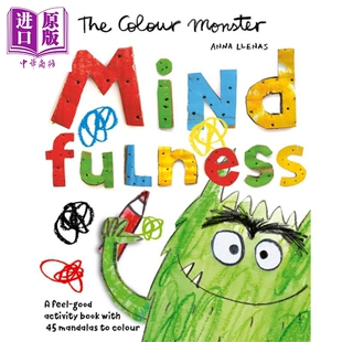情绪小怪兽 心情涂色书 The Colour Monster Mindfulness 英文原版 儿童情绪读物 调节情绪 亲子绘本图画书 进口【中商原版】
