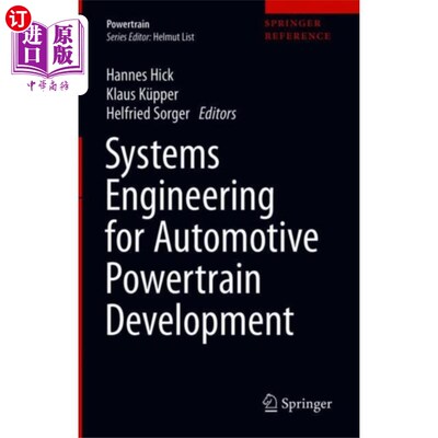 海外直订Systems Engineering for Automotive Powertrain De... 汽车动力总成开发系统工程