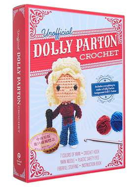 非官方的多莉·帕顿钩针套装 Unofficial Dolly Parton Crochet Kit 英文原版 Katalin Galusz 生活休闲【中商原版】