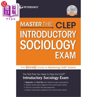 海外直订Master The(tm) Clep(r) Introductory Sociology Exam 掌握(tm) Clep(r)社会学入门考试