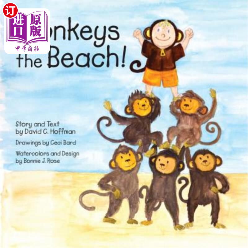 海外直订Monkeys on the Beach 海滩上的猴子