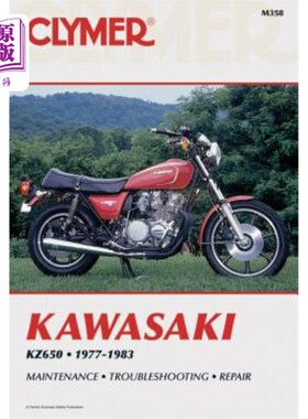 海外直订Kawasaki Kz650 1977-1983 川崎Kz650 1977-1983