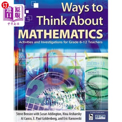 海外直订Ways to Think about Mathematics: Activities and Investigations for Grade 6-12 Te 思考数学的方式：6-12年级教