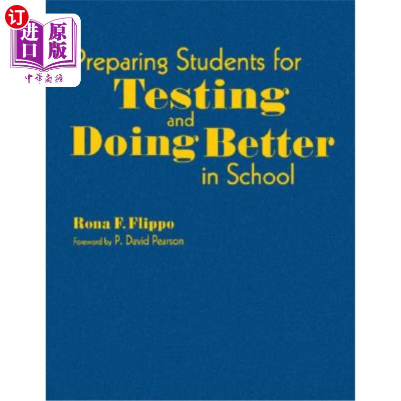 海外直订Preparing Students for Testing and Doing Better in School 让学生为考试做好准备并在学校表现更好