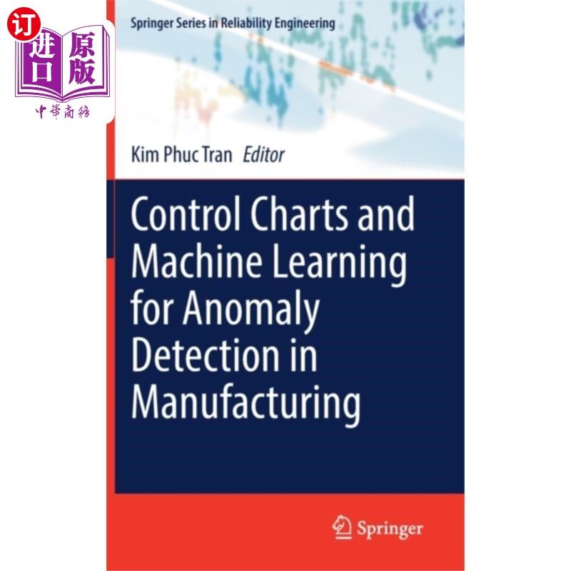 海外直订Control Charts and Machine Learning for Anomaly ... 控制图和机器学习在制造中的异常检测
