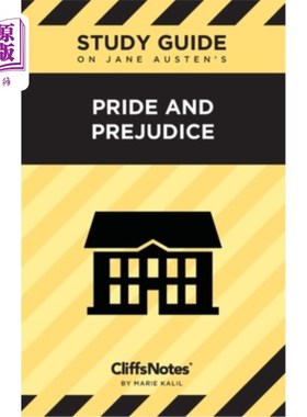 海外直订CliffsNotes on Austen's Pride and Prejudice: Literature Notes 奥斯汀的《傲慢与偏见》:文学笔记