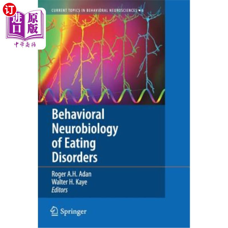 海外直订医药图书Behavioral Neurobiology of Eating Disorders 进食障碍的行为神经生物学