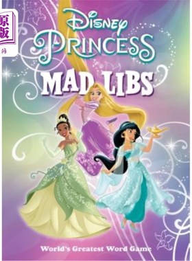 海外直订Disney Princess Mad Libs 迪斯尼公主疯狂Libs