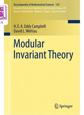 海外直订Modular Invariant Theory 模不变理论