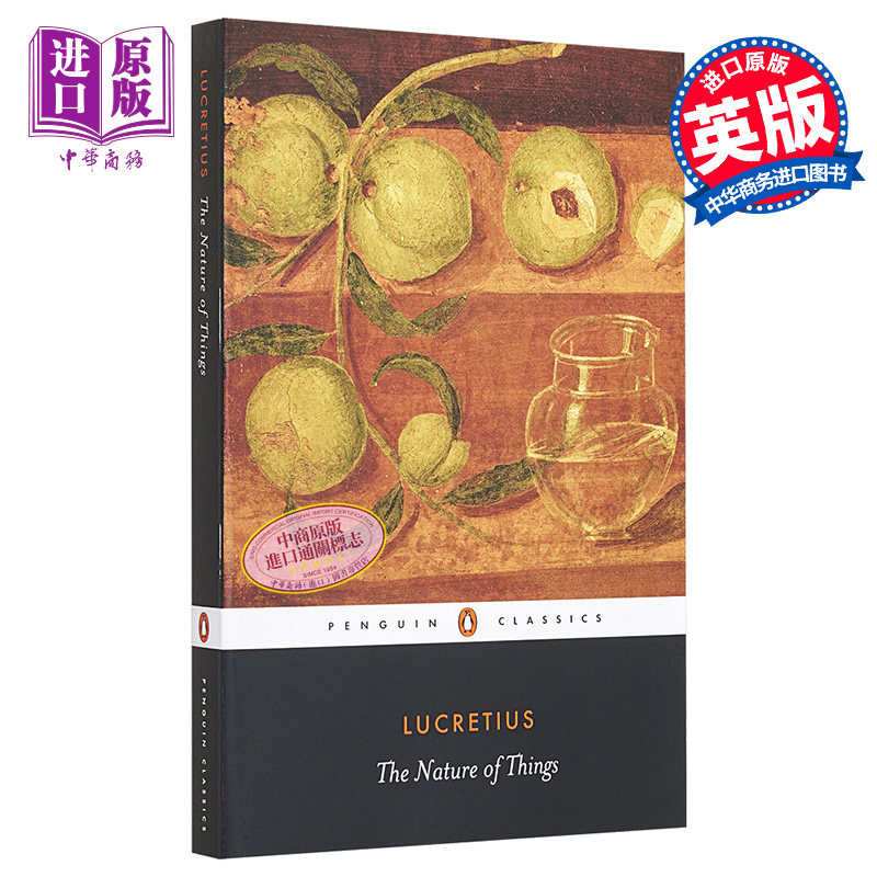 现货 卢克莱修:物性论 英文原版 the nature of things lucretius