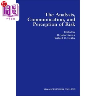 Communication Risk 沟通和感知 Analysis 分析 and 风险 海外直订医药图书The Perception