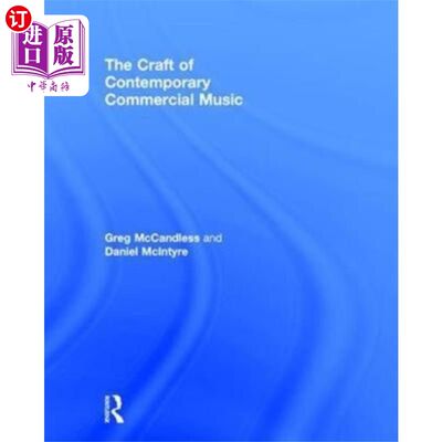 海外直订Craft of Contemporary Commercial Music 当代商业音乐工艺