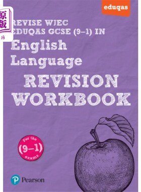 海外直订Pearson REVISE WJEC Eduqas GCSE (9-1) in English... Pearson复习WJEC Eduqas GCSE(9-1)英语语言复习练习册