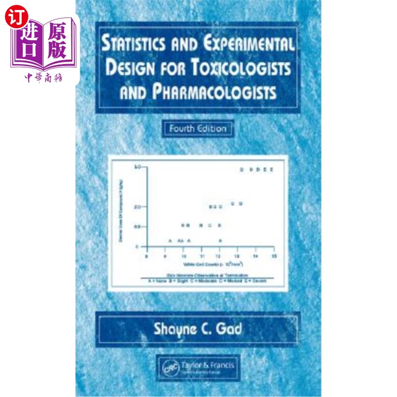海外直订医药图书Statistics and Experimental Design for Toxicologists and Pharmacologists 毒物学家和药理学家的统计和
