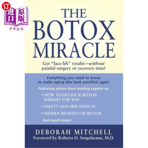 海外直订医药图书The Botox Miracle 肉毒杆菌的奇迹
