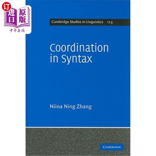 海外直订Coordination in Syntax 协调语法