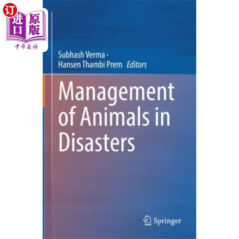 海外直订医药图书Management of Animals in Disasters 灾害动物管理