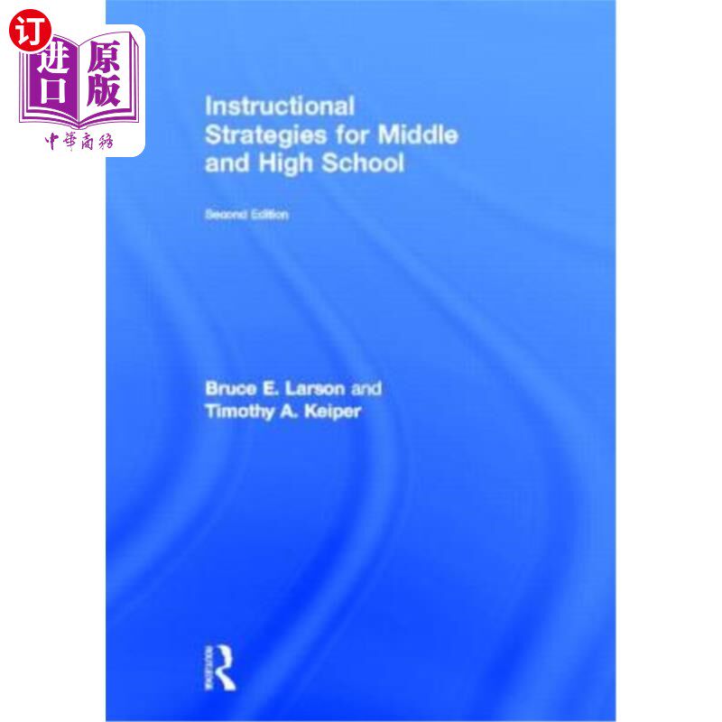 海外直订Instructional Strategies for Middle and High School 高中英语教学策略