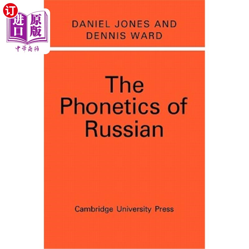 海外直订The Phonetics of Russian 俄语的语音