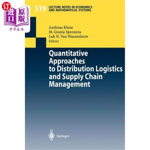 海外直订Quantitative Approaches to Distribution Logistics and Supply Chain Management 分销物流和供应链管理的定量方法