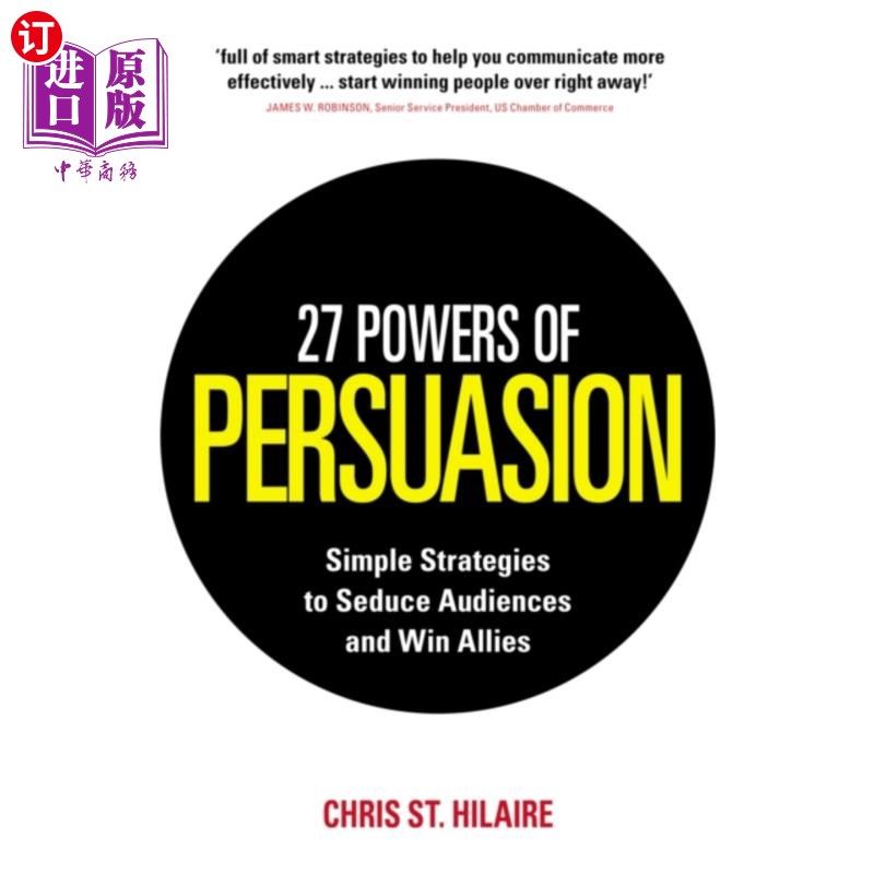海外直订27 Powers of Persuasion 27说服的力量
