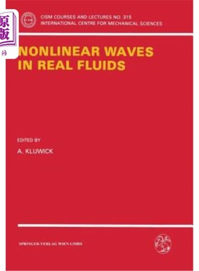 海外直订Nonlinear Waves in Real Fluids 真实流体中的非线性波