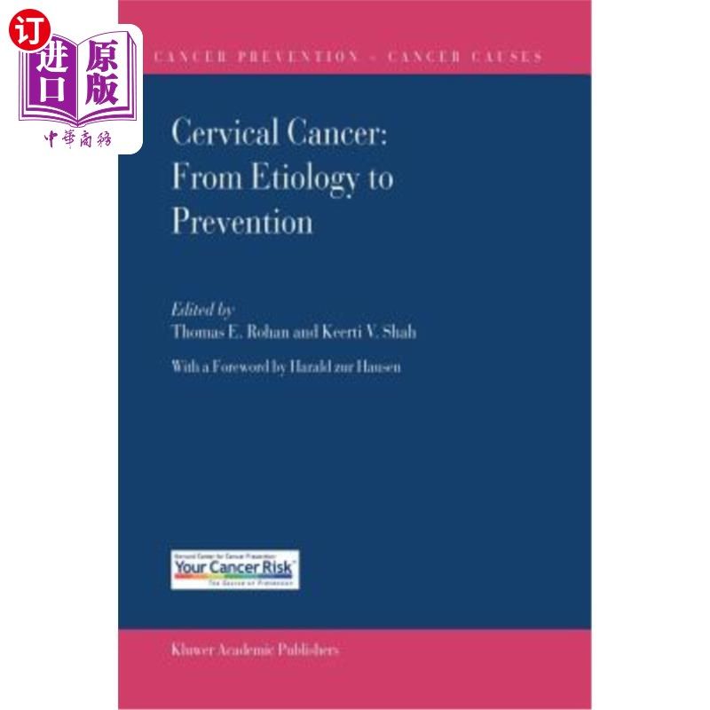 海外直订医药图书cervical cancer: from etiology to prevention