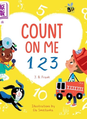 现货 Count On Me 123 跟我来数数 英文原版 进口图书 低幼儿童绘本 幼儿学龄前早教 数学启蒙图画书 纸板书【中商原版】