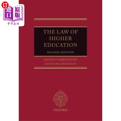 海外直订Law of Higher Education 高等教育法