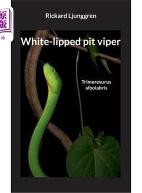 海外直订White-lipped pit viper: Trimeresurus albolabris 白唇蝮蛇：白唇蝮蛇