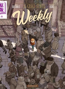 预售 【法文版】法漫 黑猫侦探前传 维克利的故事 Blacksad Weekly 法文原版 Juan Diaz Canales Juanjo Guarnido【中商原版】