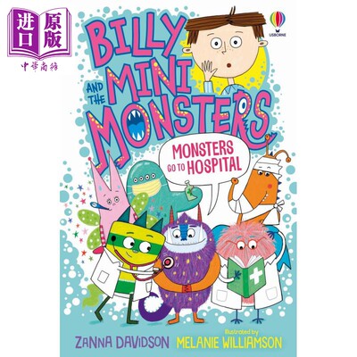 比利和迷你怪兽13:小怪兽去医院Billy and the Mini Monsters13:Monsters go to Hospital英文原版幽默绘本故事书【中商原版?