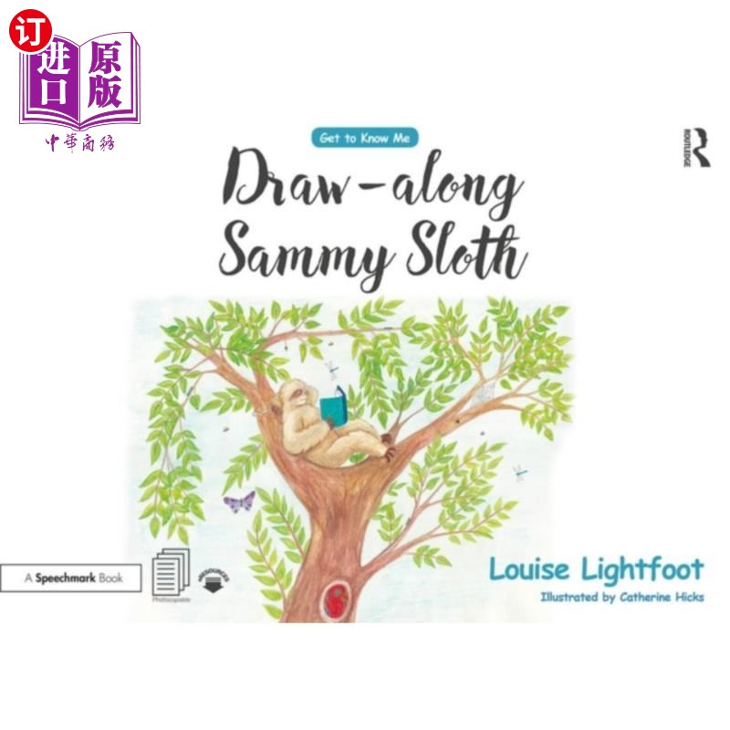 海外直订Draw Along With Sammy Sloth 和萨米·斯洛斯一起画画