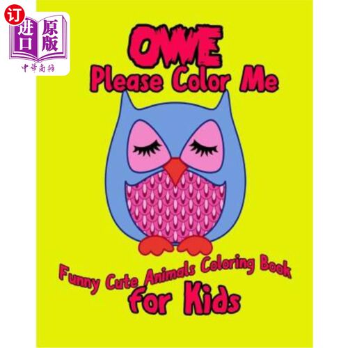 海外直订Owe: Please Color Me 欠债:请给我上色