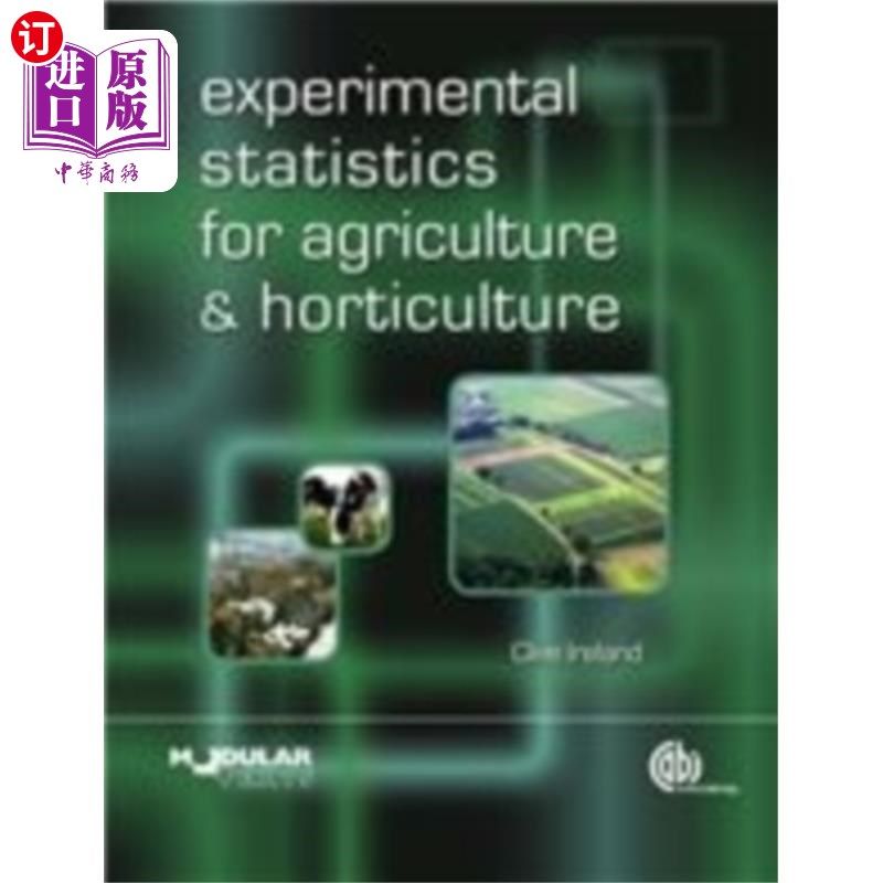 海外直订Experimental Statistics for Agriculture and Hort... 《农业与园艺实验统计