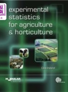 海外直订Experimental Statistics for Agriculture and Hort... 《农业与园艺实验统计