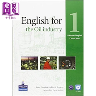 Oil Industry English the 培生教育 Vocational 英文原版 for 石油和天然气工业1 Gas 中商原版 职业英语教材带CD光盘