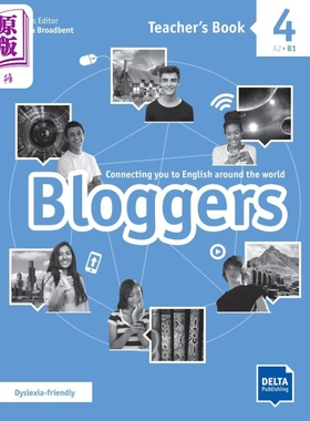 现货 Bloggers 4 Teacher's Book Delta for Teens 博客4教师用书 青少儿英语教材 英文原版进口图书教材教辅参考书【中商原版】