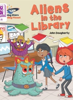 海外直订Reading Planet - Aliens in the Library - Purple: Galaxy 阅读星球-图书馆里的外星人-紫色：银河系