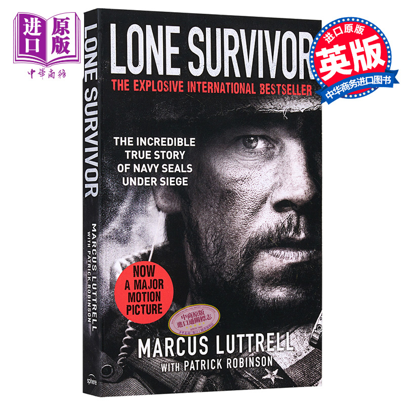 现货 【中商原版】孤独的幸存者 英文原版 Lone Survivor 马库斯鲁特埃勒影视小说