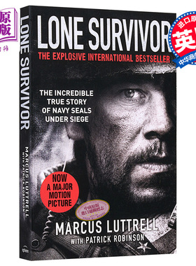 现货 【中商原版】孤独的幸存者 英文原版 Lone Survivor 马库斯鲁特埃勒影视小说